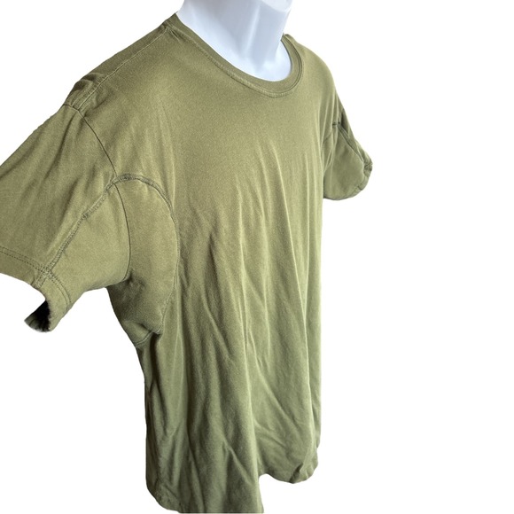Thompson Tee Men's Sweat Proof Military Undershirt, Olive Green, Size XL - Picture 3 of 7